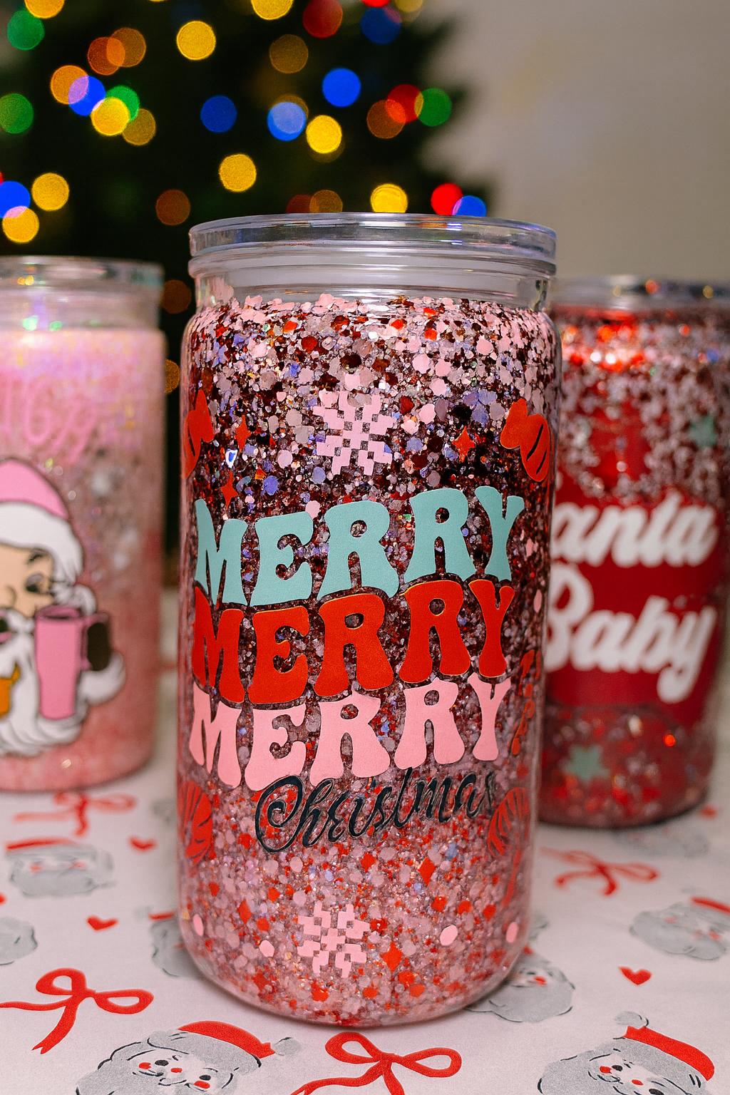 Merry Christmas tumbler