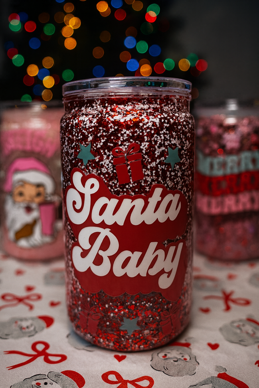 Santa baby tumbler